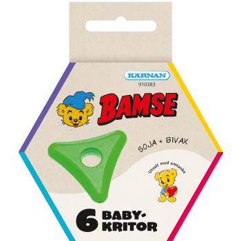 Kritor baby Bamse 6-p Kärnan.