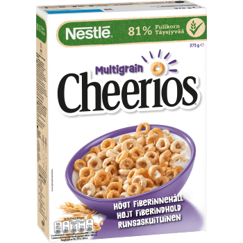 Cheerios Fullkorn 375g Nestle.