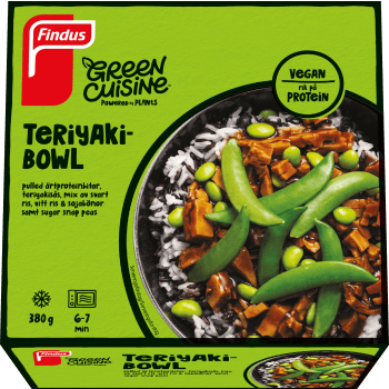 Pulled Vego med teriyakisås 380g Findus.