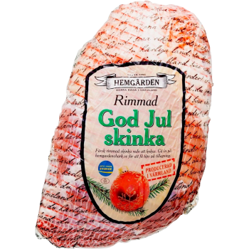 Julskinka Rimmad ca 2000g Hemgården.