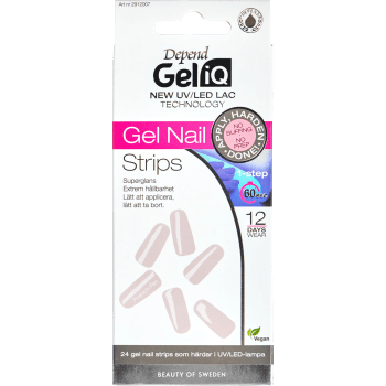 Gel Nail Strips French Flirt 1 Styck Depend.