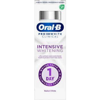 Tandkräm Pro-3DW Clinical Intensive Whitening 75ml Oral-B.