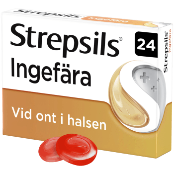 Strepsils Ingefära Sugtablett 24-p.