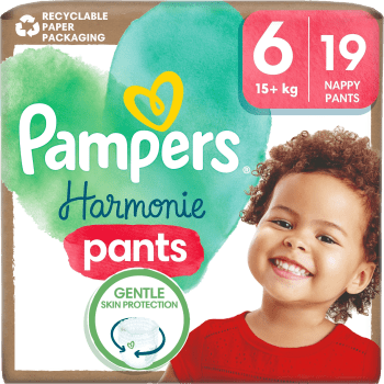 Byxblöjor Harmonie Pants Strl 6 15+kg 19-p Pampers.