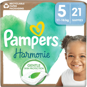 Blöjor Harmonie Strl 5 11+kg 21-p Pampers.