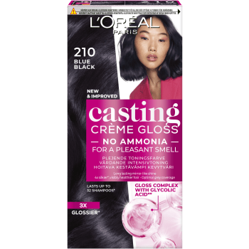 Hårtoning Blue Black 210 1p Casting Creme Gloss.