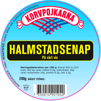 Halmstadsenap Grov 200g Korvpojkarna.