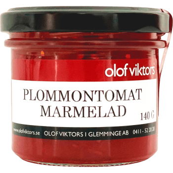 Plommontomatmarmelad 140g Olof Viktors i Glemminge.
