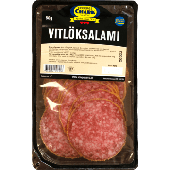 Vitlöksalami 80g Risbergs Chark.