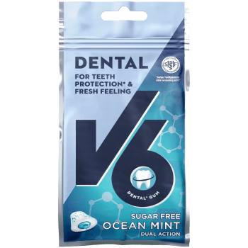 Tuggummi Sockerfri Dental Dual Action Ocean Mint 30g V6.