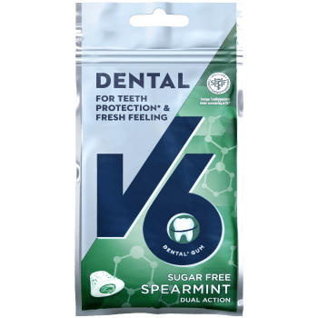 Tuggummi sockerfri Dental Dual Action Spearmint 30g V6.