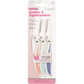 EE Ansikts- och Ögonbrynskniv 1 Styck Depend.