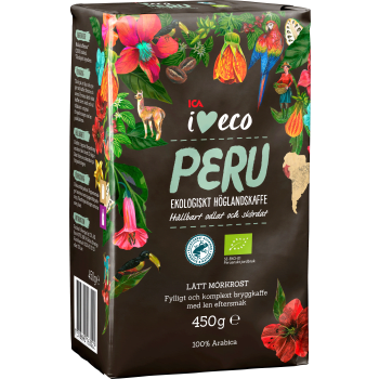 Bryggkaffe Peru Ekologisk 450g ICA I love eco.