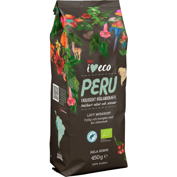 Kaffe Peru Hela bönor Ekologisk 450g ICA I love eco.