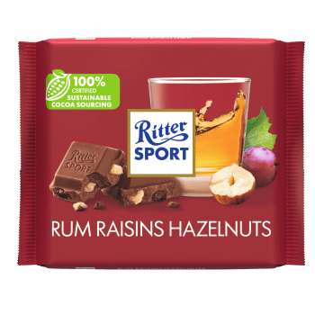 Chokladkaka Romrussin Hasselnöt 100g Ritter.