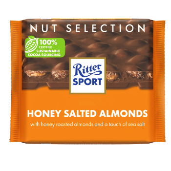 Chokladkaka Salta Mandlar 100g Ritter.