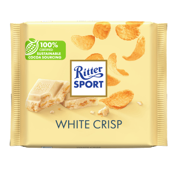 Chokladkaka White Crisp 100g Ritter.