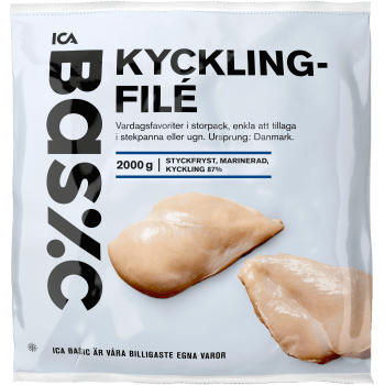 Kycklingbröstfilé 2kg ICA Basic.