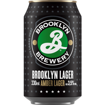 Öl Lager 3.5% 33cl Brooklyn.