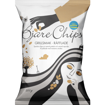Grillchips 200g Bjäre Chips.
