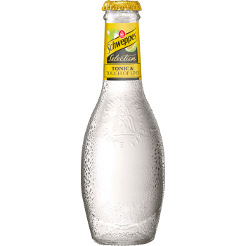 Drinmix Tonic & lime 20cl Schweppes Premium.