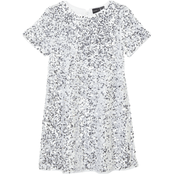 Klänning Greta silver strl 98/104-134/140 mywear.