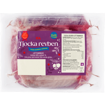 Revben Färska Tjocka Rimmade ca 1kg ICA.