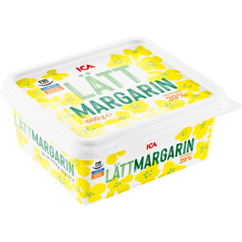 Lättmargarin 39% 600g ICA.