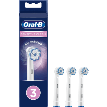 Tandborsthuvud Refill Sensitive Clean&Care 3-p Oral-B.