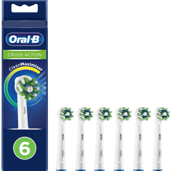 Tandborstrefill Cross Action 6-p Oral-B.