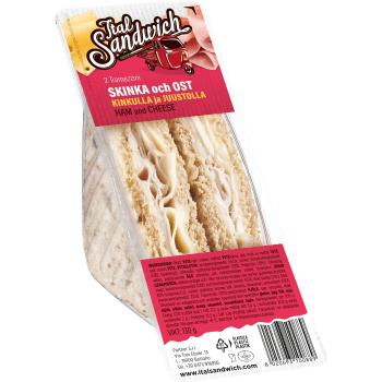 Sandwich Ost & skinka 130g Italsandwich.