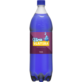 Läsk Vira Blåtira 1,5l Vasa Bryggeri.