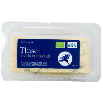Dessertost Blå Kornblomst 36% 150g Thise.