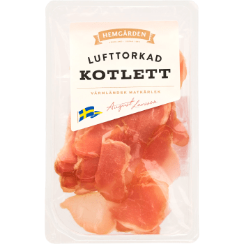 Kotlett Lufttorkad Skivad Tråg 65g Hemgården.