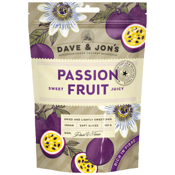 Torkad Passionsfrukt 100g DAVE & JON'S.
