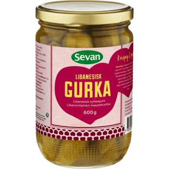 Gurka libanesisk 600g Sevan.