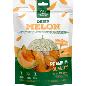 Torkad frukt Tropisk Dried Melon 200g Sunshine Delights.