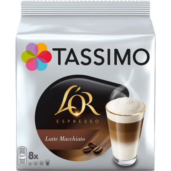 Kaffekapslar L'OR Latte Macchiato 8-pack Tassimo.