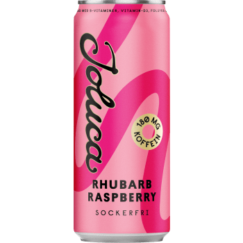 Kolsyrad dryck Rhubarb Raspberry 33cl Joluca.