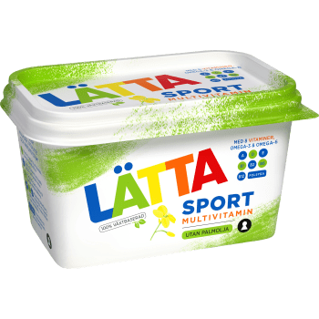 Margarin Multivitamin SPORT 39% 600g Lätta.