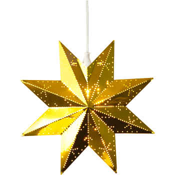 Adventsstjärna classic mässing 28cm Star Trading.