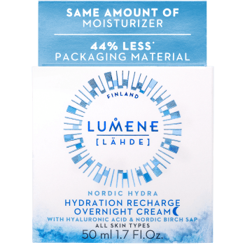 Nattkräm för ansikte Nordic Hydra Overnight Cream 50ml Lumene.