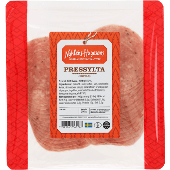 Pressylta Skivad 200g Nyhléns Hugosons.