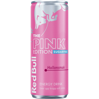 Energidryck Pink Edition Hallon Sockerfri 25cl Red Bull.