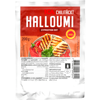 Halloumi med Chili 200g ICA.