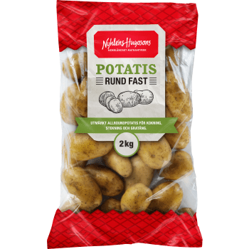 Potatis Rund Fast 2kg Nyhléns Hugosons.