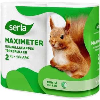 Hushållspapper Maximeter 2p Miljömärkt Serla.
