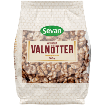 Valnötter naturella 300g Sevan.