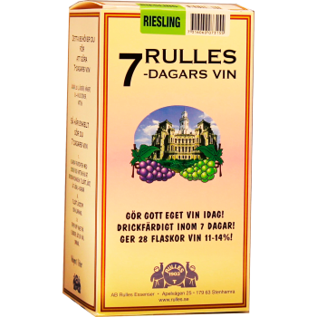 Vinsats Riesling 7 Dagars 1000ml Rulles.