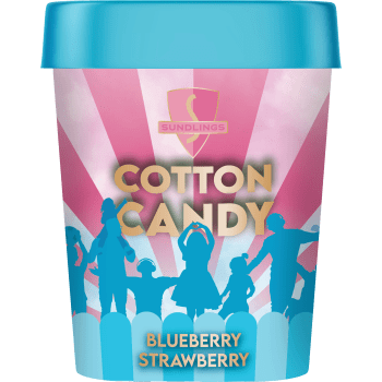 Sockervadd Strawberry/Blueberry 40g Sundlings.